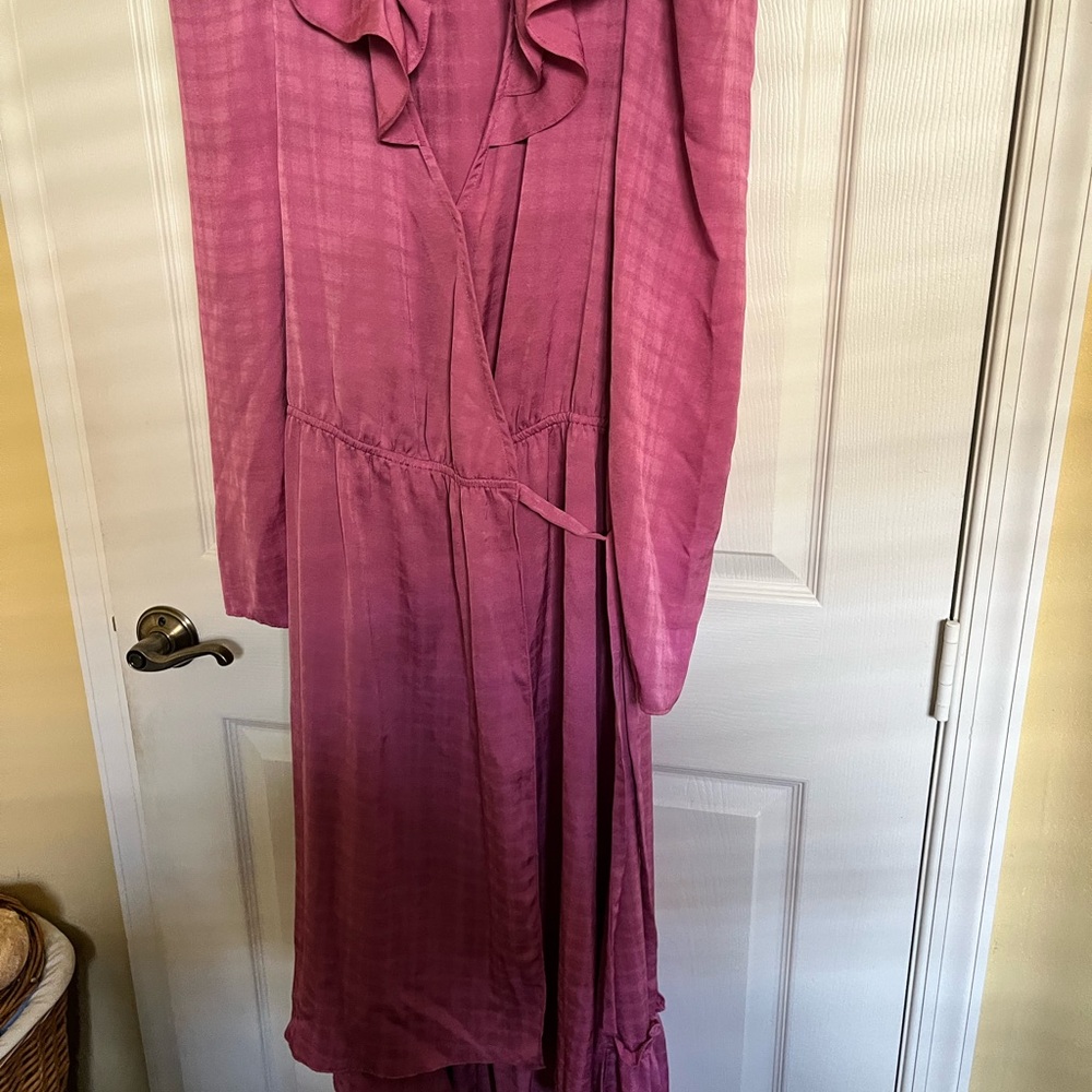 Current Air Pink Ruffled Dress